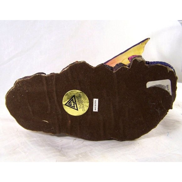 Summit Collection Purple Dragon Walking on Fire Figurine With Crystal Ball Resin - Picture 7 of 9